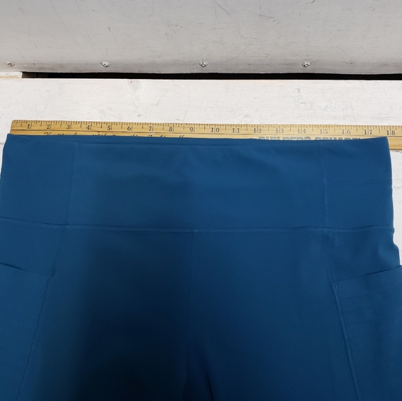 Athleta womens XLT teal leggings with pockets athletic athleisu workout gym wear - Picture 9 of 10